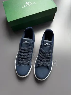 Navy Blue Version of Lacoste Leather Men’S Shoes