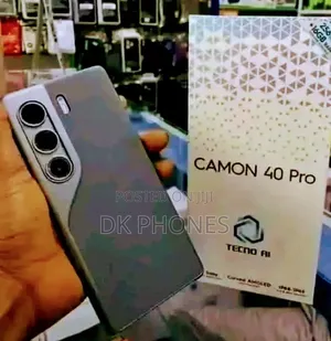 New Tecno Camon 40 Pro 5G 256 GB Black