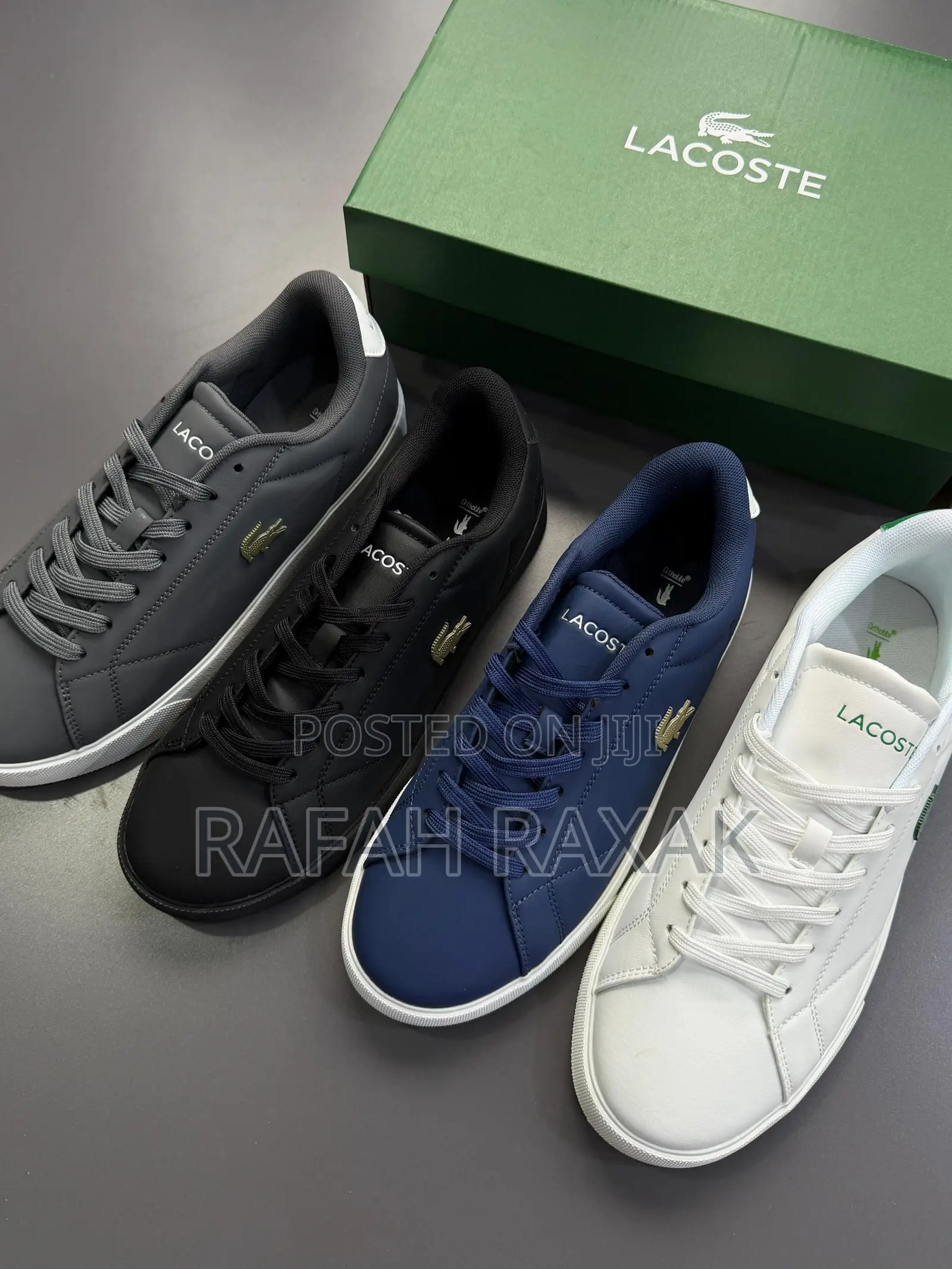 Brown Version of Lacoste Leather Men’S Sneakers