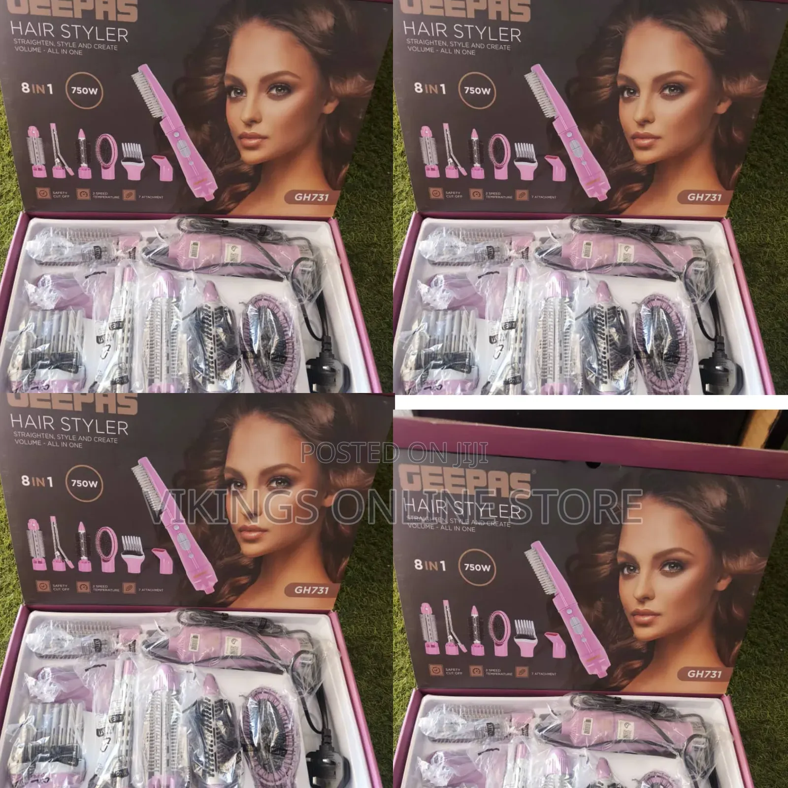 Geepas 8-in-1 Hair Styler (Gh731)