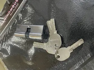 Door Lock Cylinder 70mm (35-35) With 5 Computer Keys Lock Anti-Rust