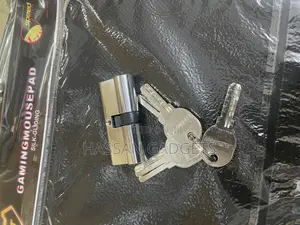Door Lock Cylinder 70mm (35-35) With 5 Computer Keys Lock Anti-Rust