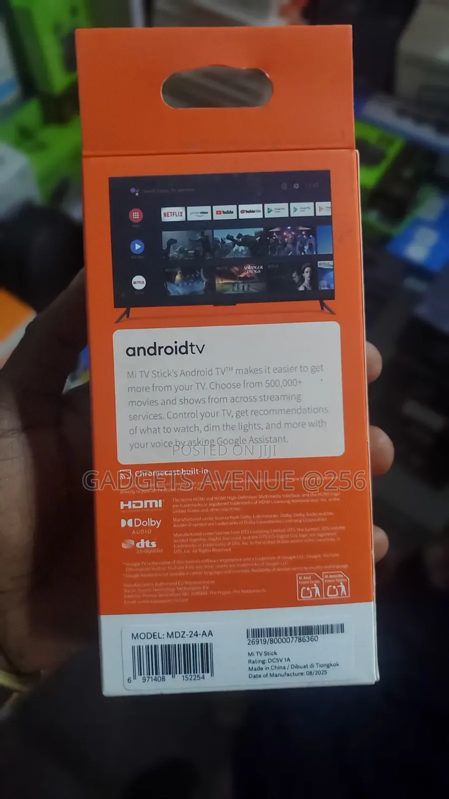 Xiaomi Mi Tv Stick (Full Hd), a Portable Media Streaming Device.