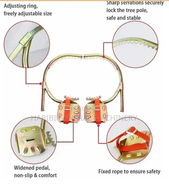 Pole Climbers Metallic/Electric Pole Climbers/Concrete Climbers