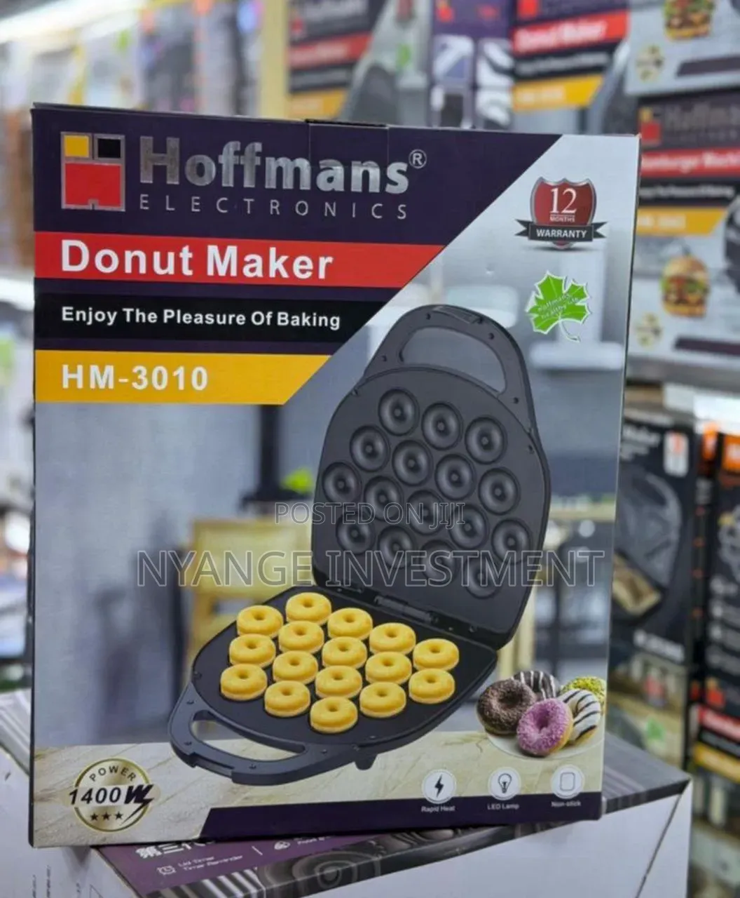Donut Maker 16pcs
. Hoffman Donut Maker
