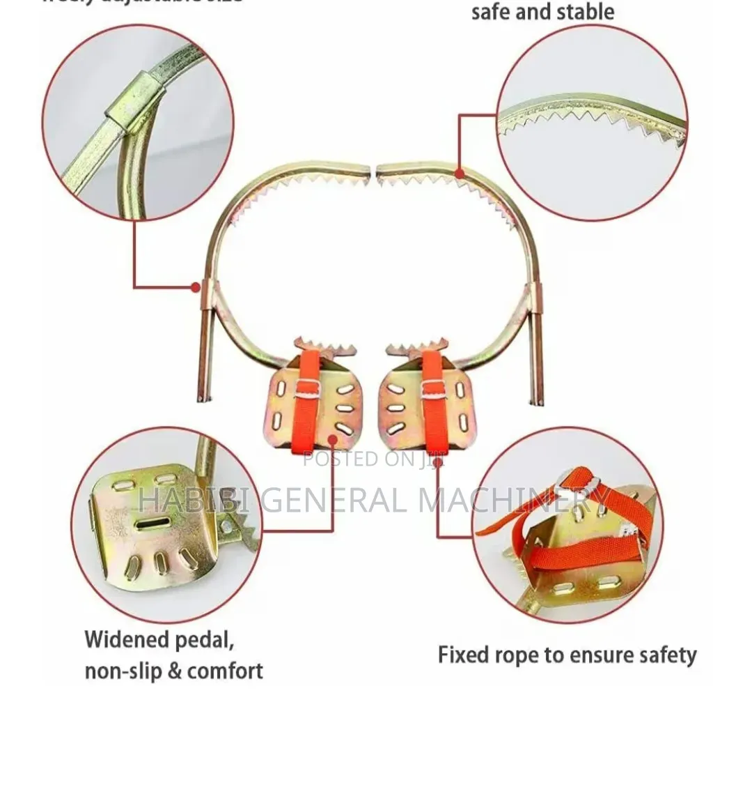Tree Climbers/Safety Pole Climbers/Concrete Climbers