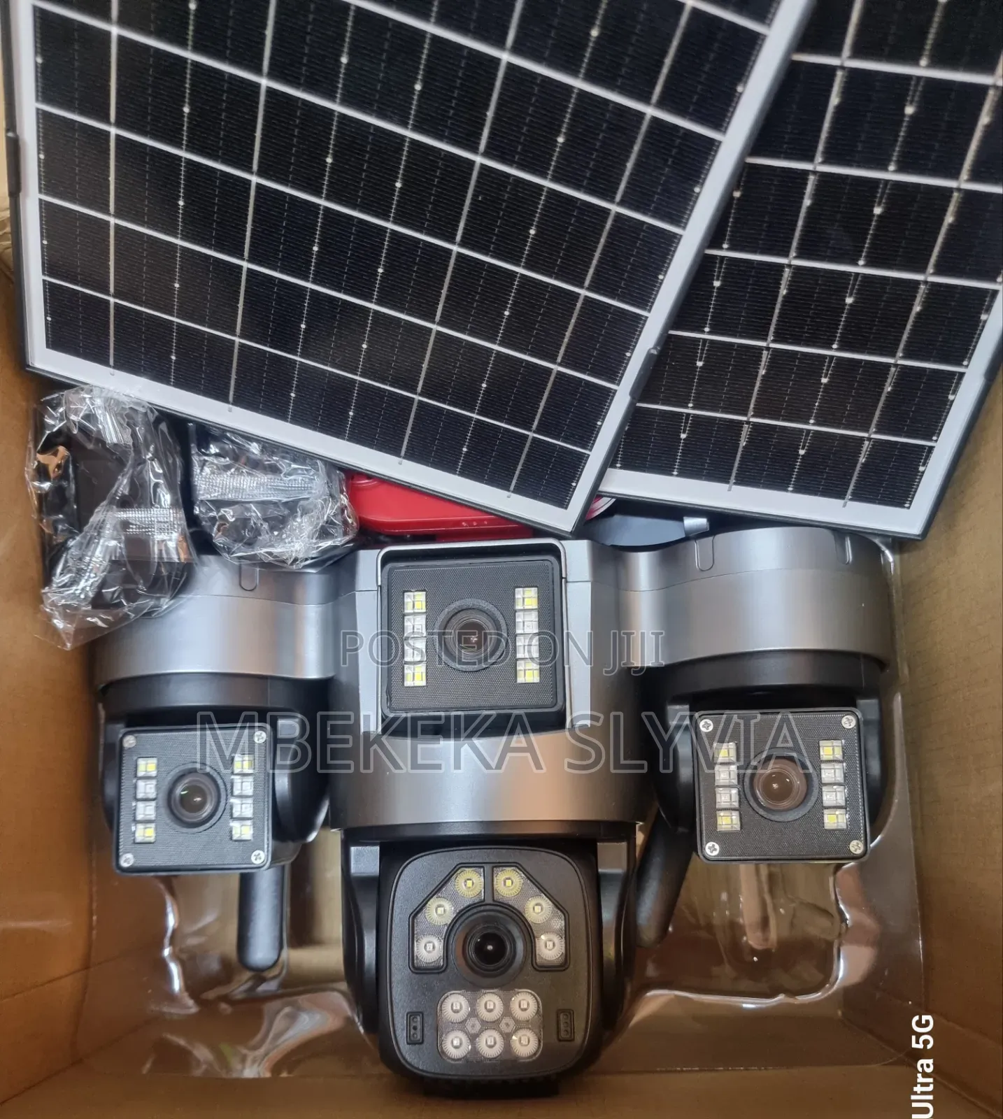 4lens Security Solar Camera/4g Simcard Ai PTZ Camera