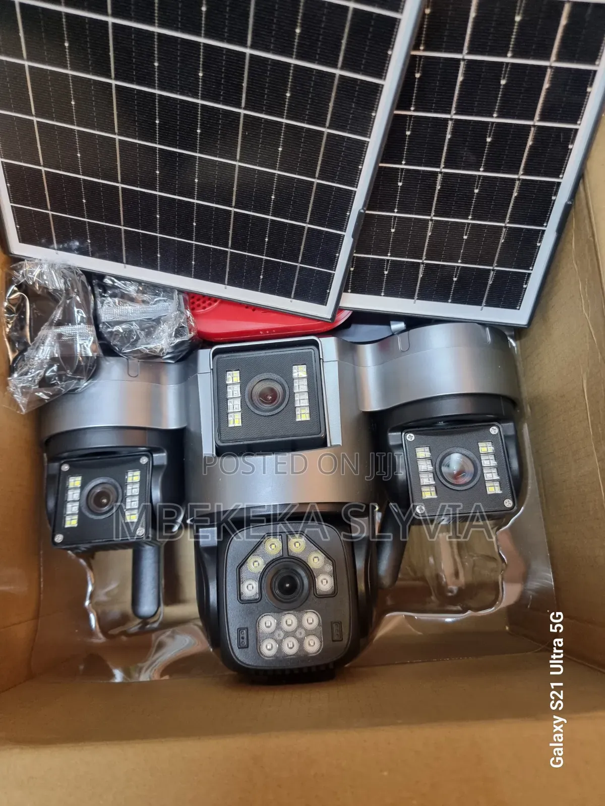 4lens Security Solar Camera/4g Simcard Ai PTZ Camera