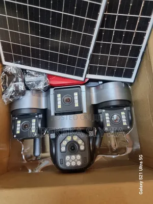4lens Security Solar Camera/4g Simcard Ai PTZ Camera
