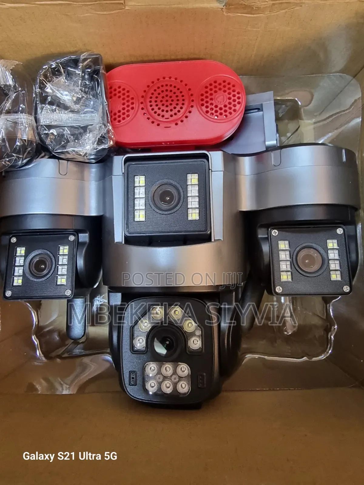 4lens Security Solar Camera/4g Simcard Ai PTZ Camera