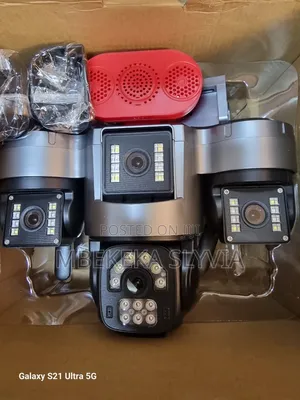 4lens Security Solar Camera/4g Simcard Ai PTZ Camera