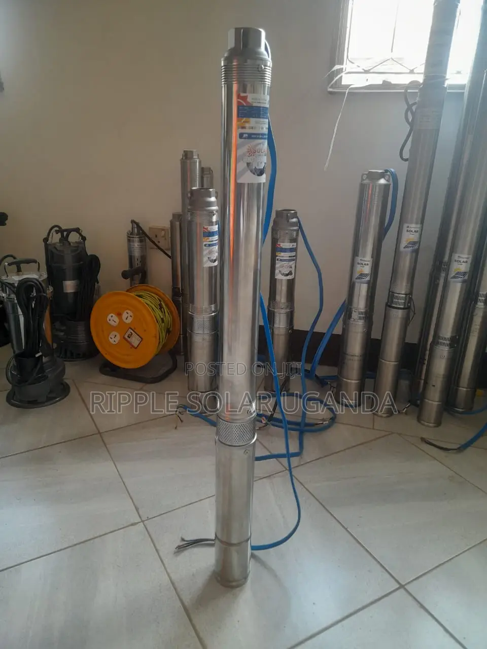 1100w Solar Borehole Pump 102m Head 144v High Pressure Deep Well Pump