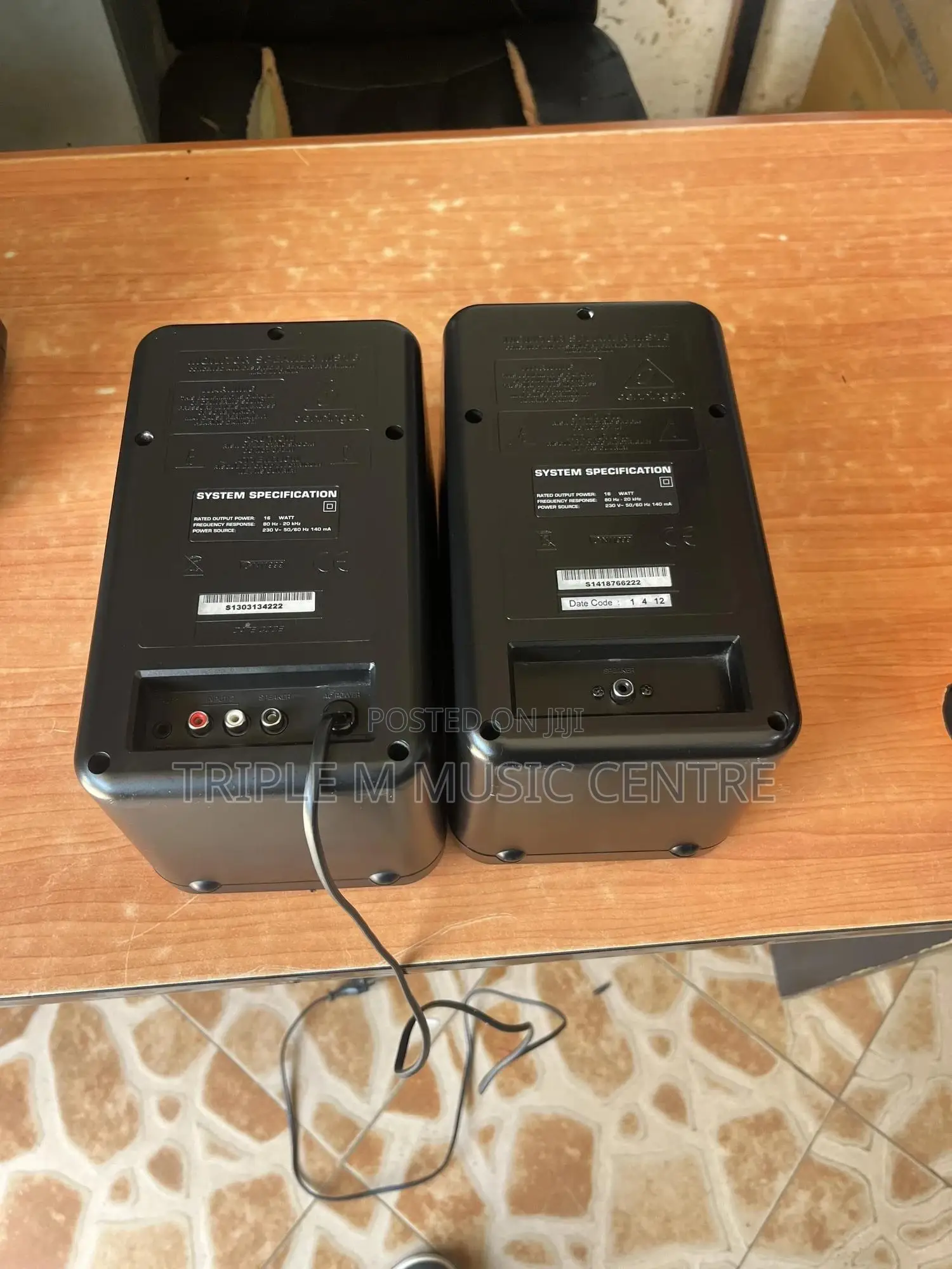 Behringer Ms16 Studio Monitors