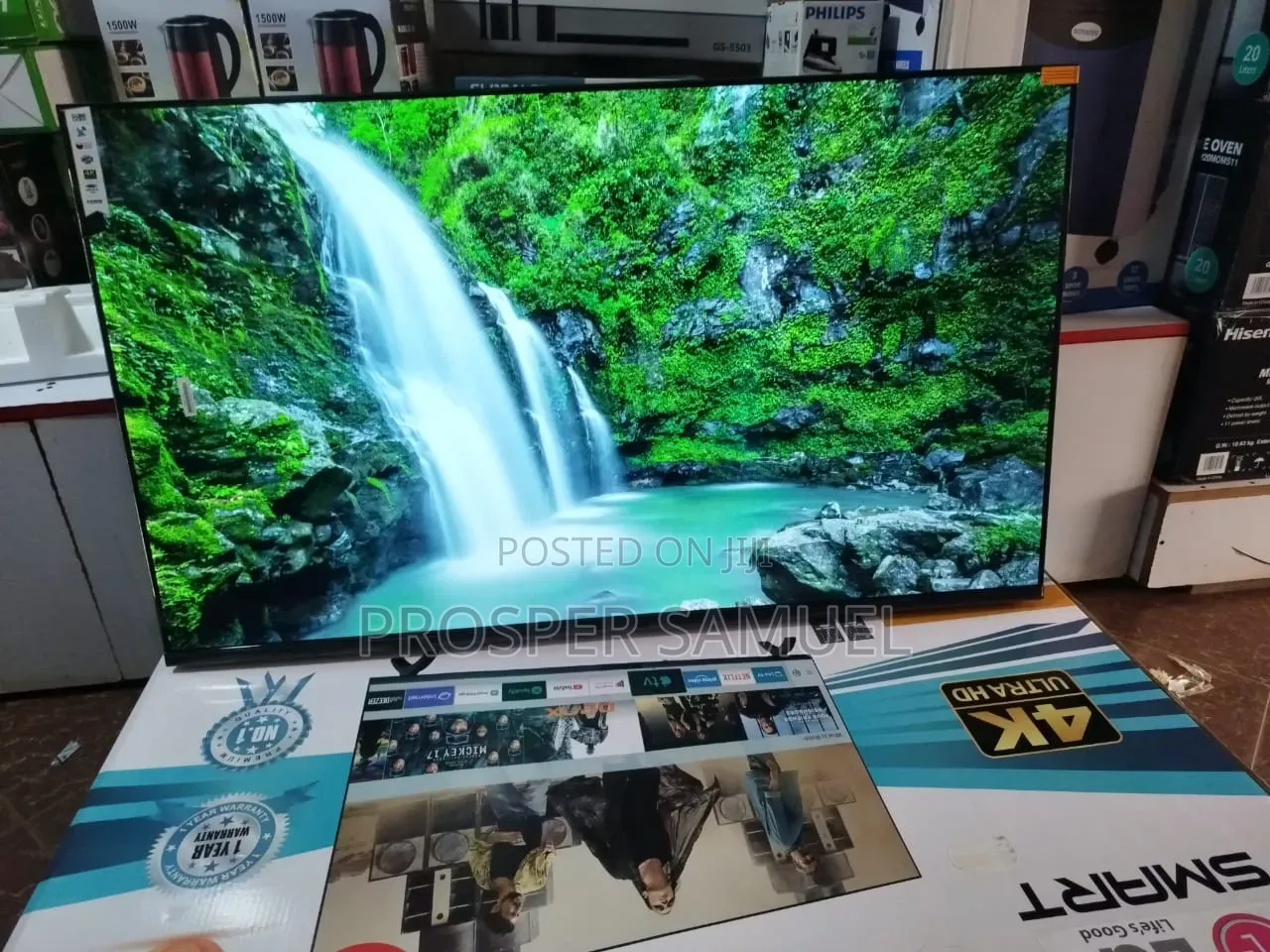 Lg 60 Inches Smart Digital Flat Screen Flameless Uhd4k