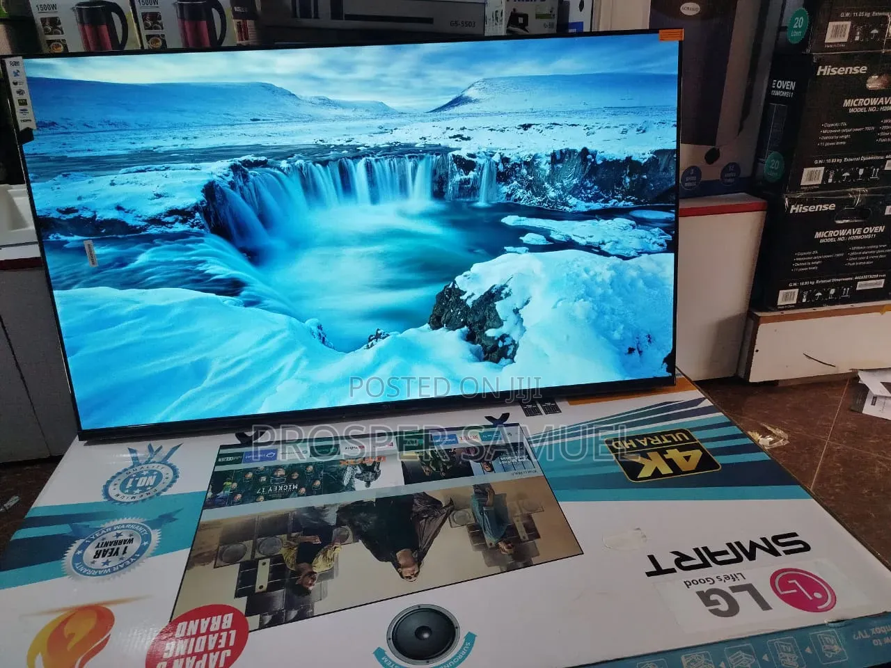 Lg 60 Inches Smart Digital Flat Screen Flameless Uhd4k