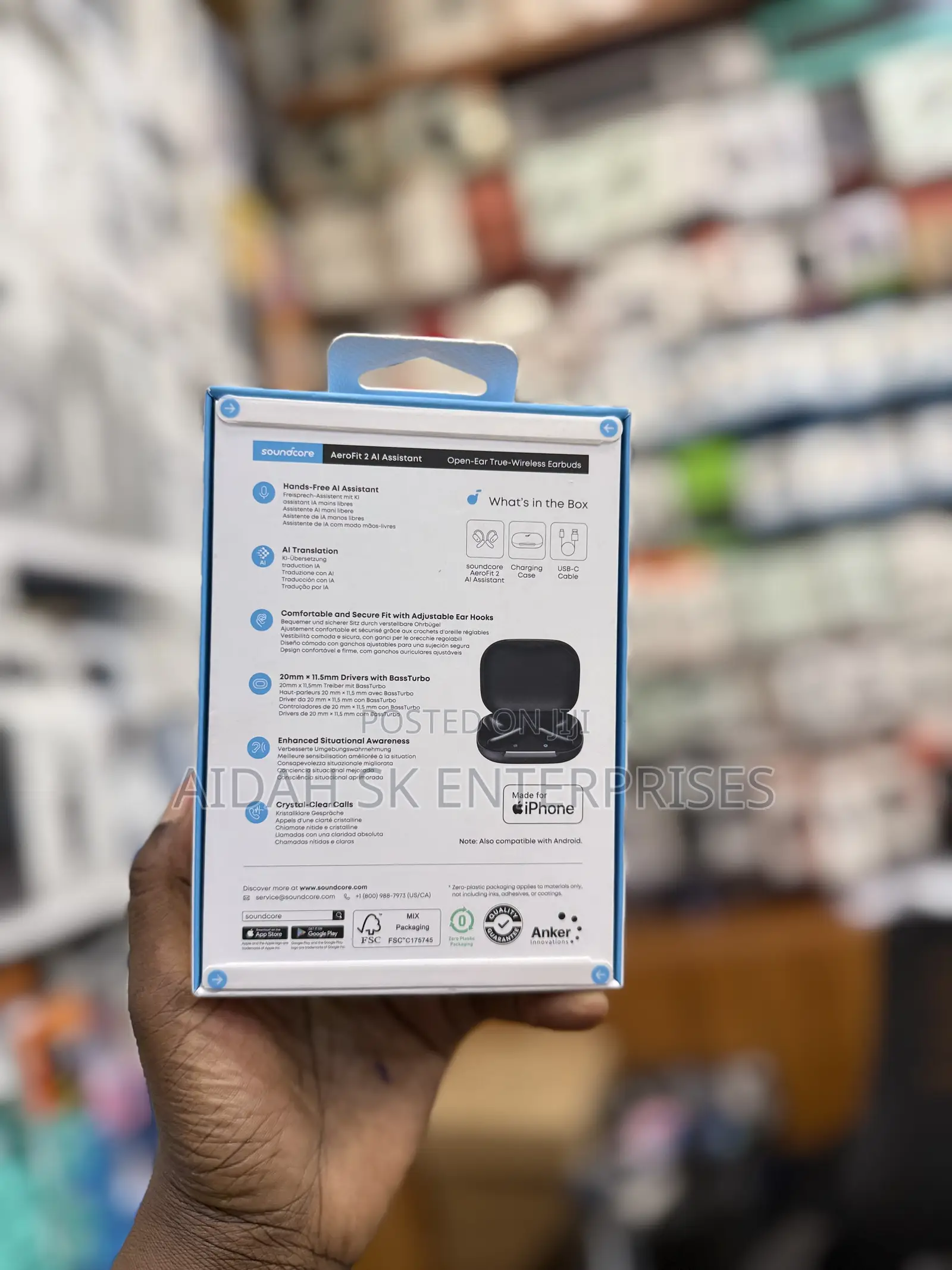 Soundcore Aerofit 2 Open-Ear Earbuds Ai Assistant