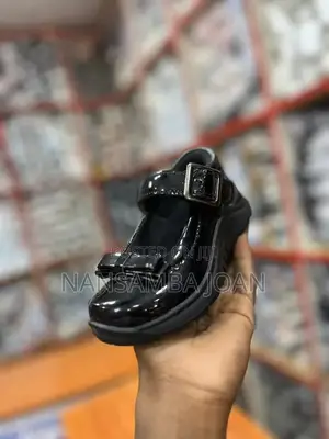 Back to School Black and Long Lasting Girls Shoes