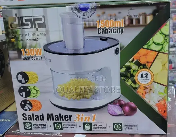 DSP 3 in 1 Salad Maker 1500ml