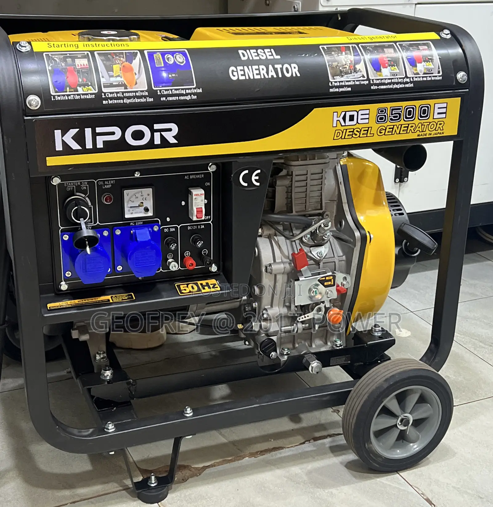 Kipor Open Diesel Generator