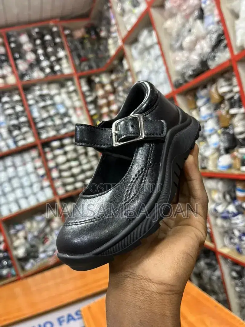 Polishable Black Girls Shoes _Black