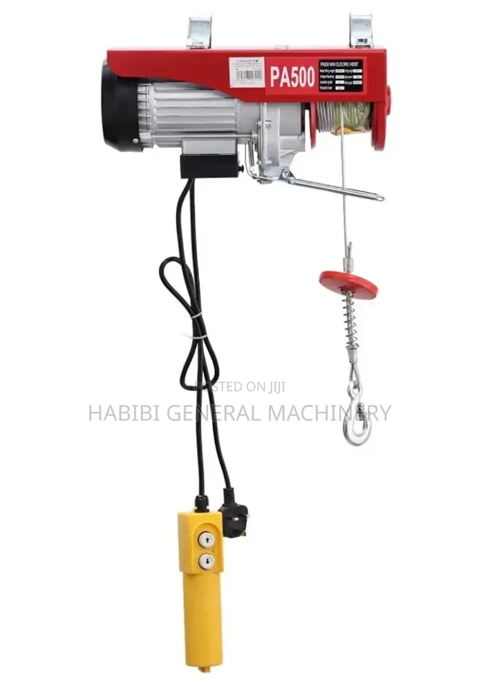 Red Electric Hoist/500kg/Half Tones