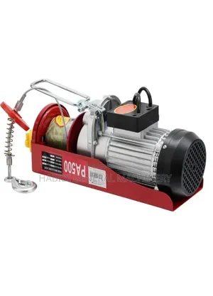 Red Electric Hoist/500kg/Half Tones