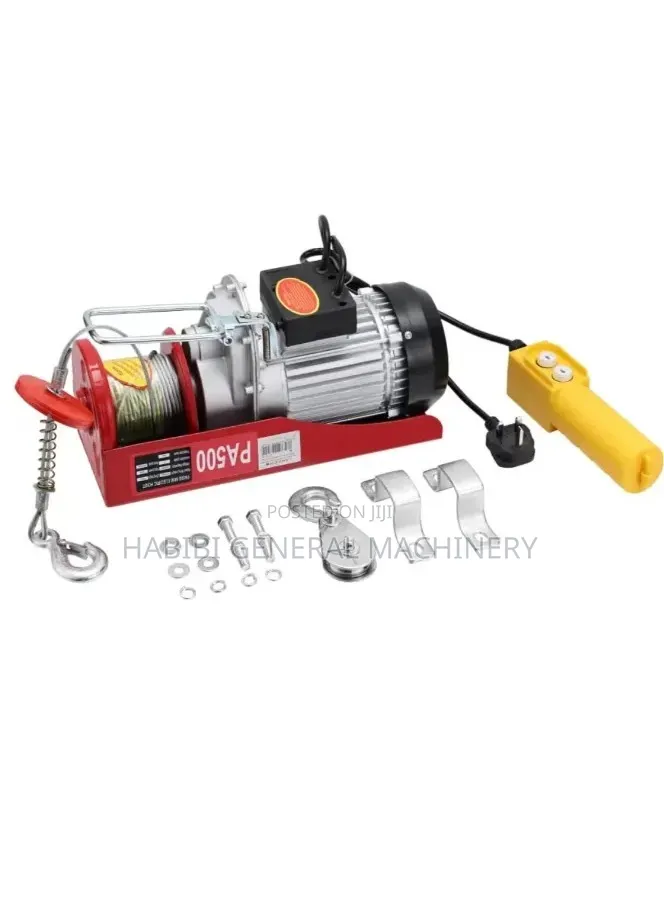 Red Electric Hoist/500kg/Half Tones