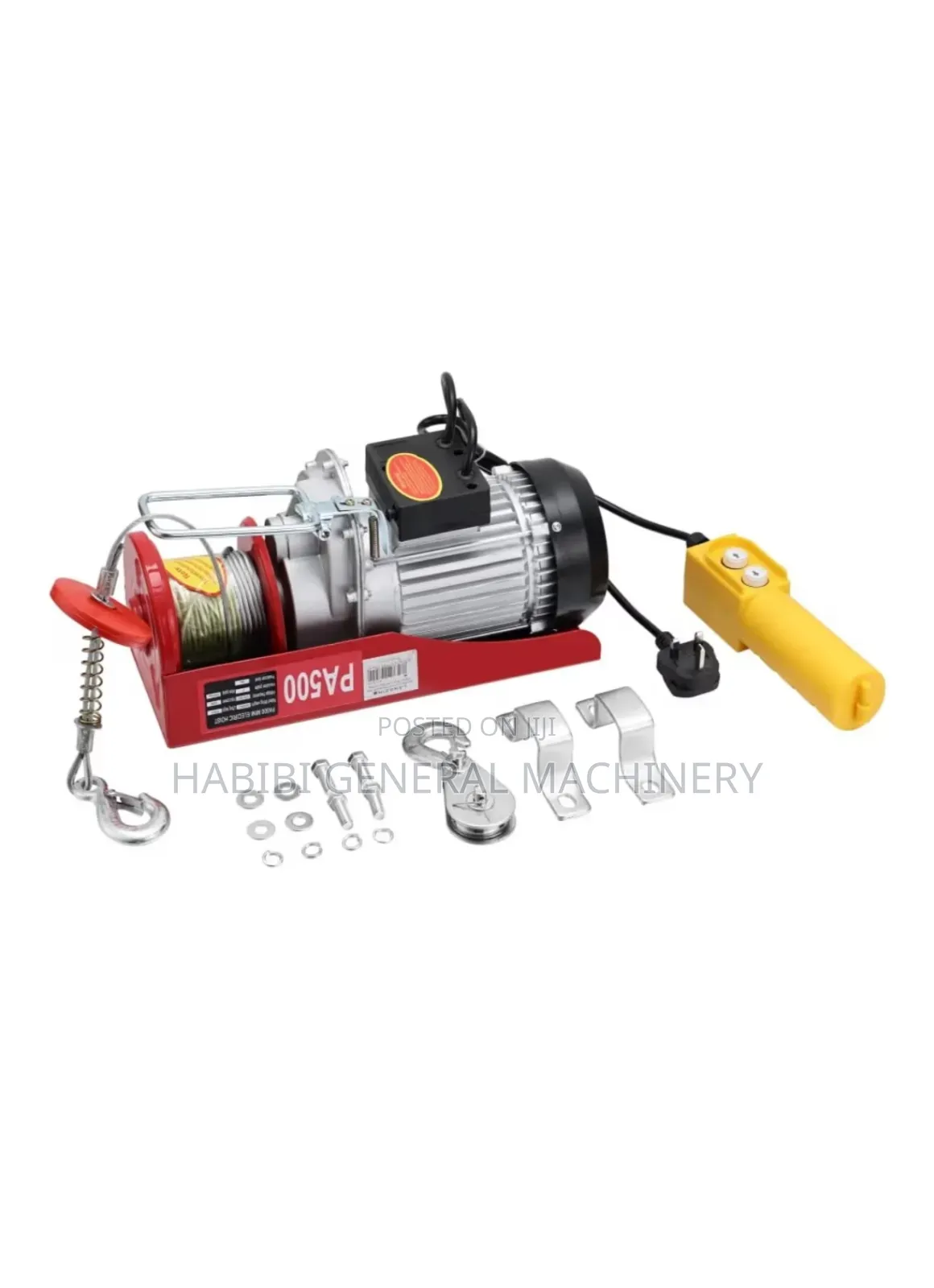 Red Electric Hoist/500kg/Half Tones