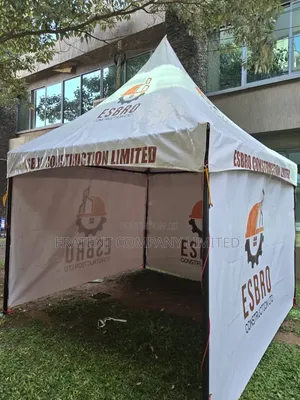 3mx3m Branded Exhibition Tent Covering Three Side Flaps.