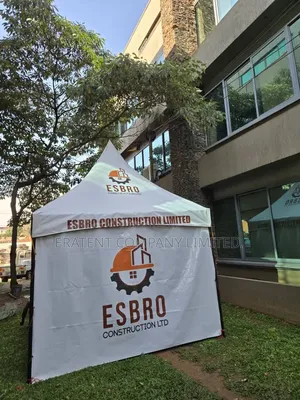 3mx3m Branded Exhibition Tent Covering Three Side Flaps.