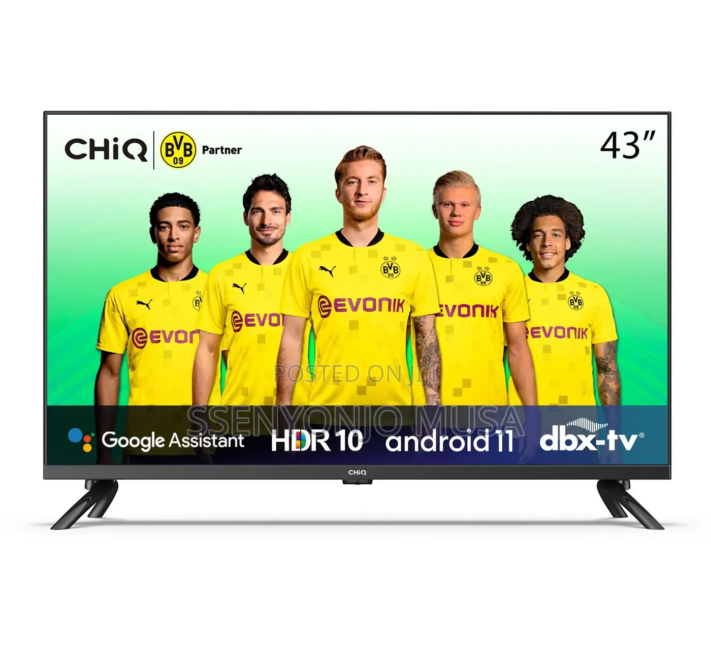 Chiq 43" Inches Smart Android Tv - Fhd, Hdr10, Google Assistant-