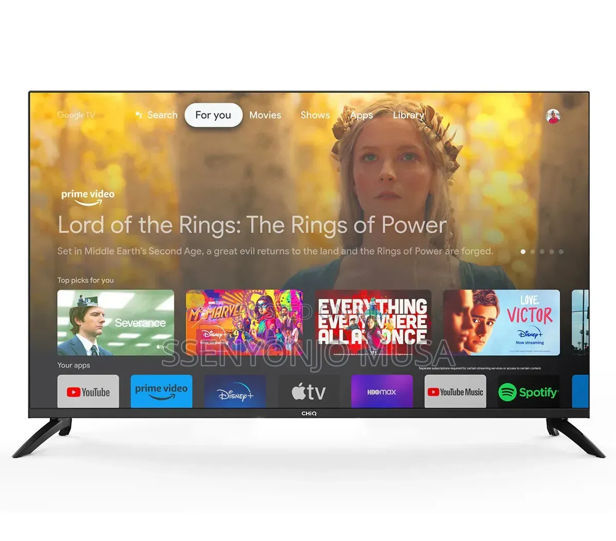 Chiq 43" Inches Smart Android Tv - Fhd, Hdr10, Google Assistant-