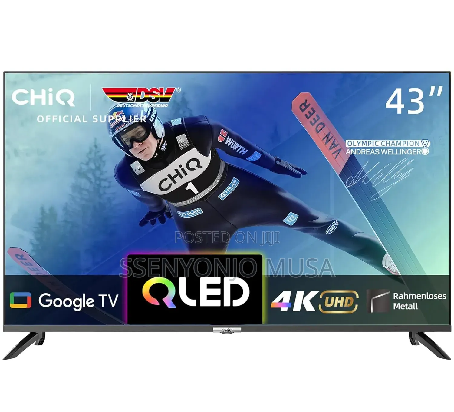 Chiq 43" Inches Smart Android Tv - Fhd, Hdr10, Google Assistant-