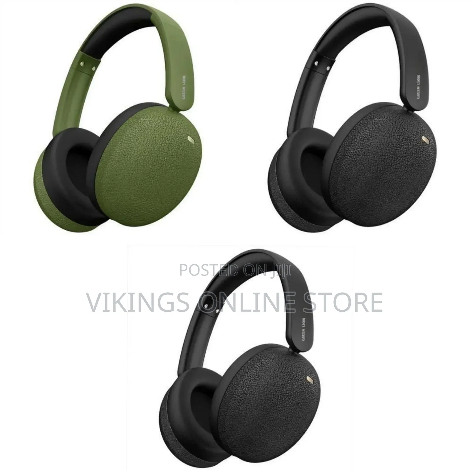 Green Lion Premium Wireless Over-Ear Headphones With Ergonomic Design