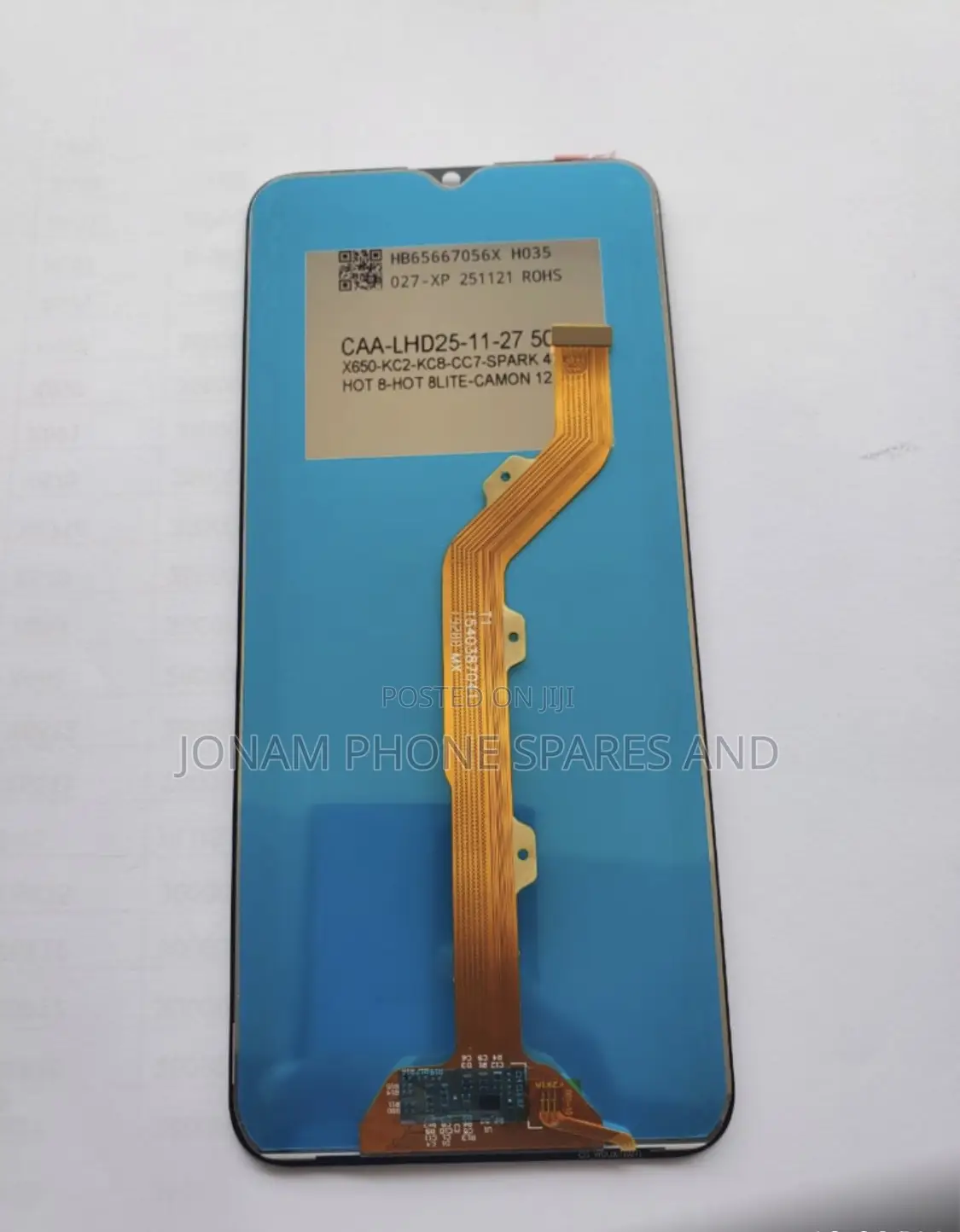 Infinix X650 Tecno Camon 12, Spark 4,Screen