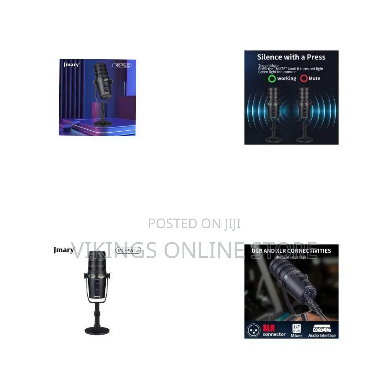Jmary Portable Podcast Microphone