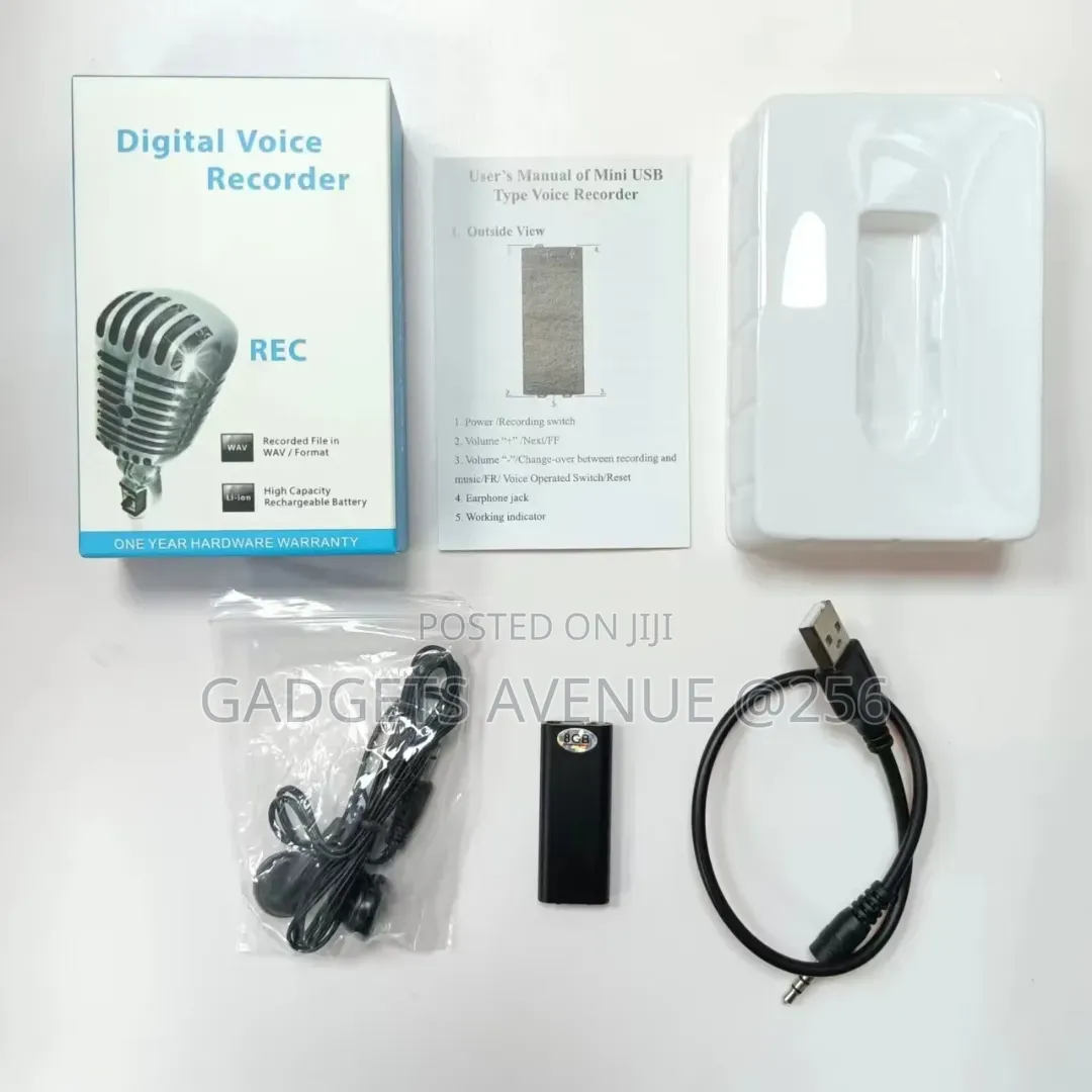 3-in-1 Sm Digital Voice Recorder, a Compact Device for Audio Capture.