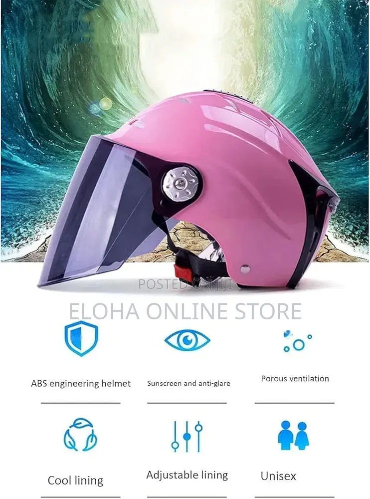 Open-face Motorcycle Or Scooter Helmet