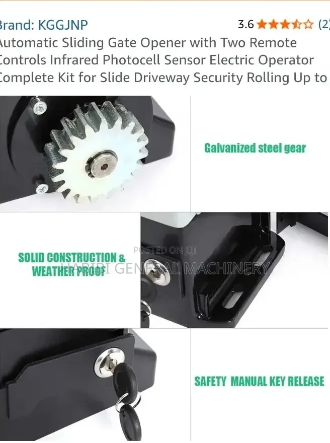 800kg Sliding/Rolling/Automatic/Remote Control/Infrared Gate Opener