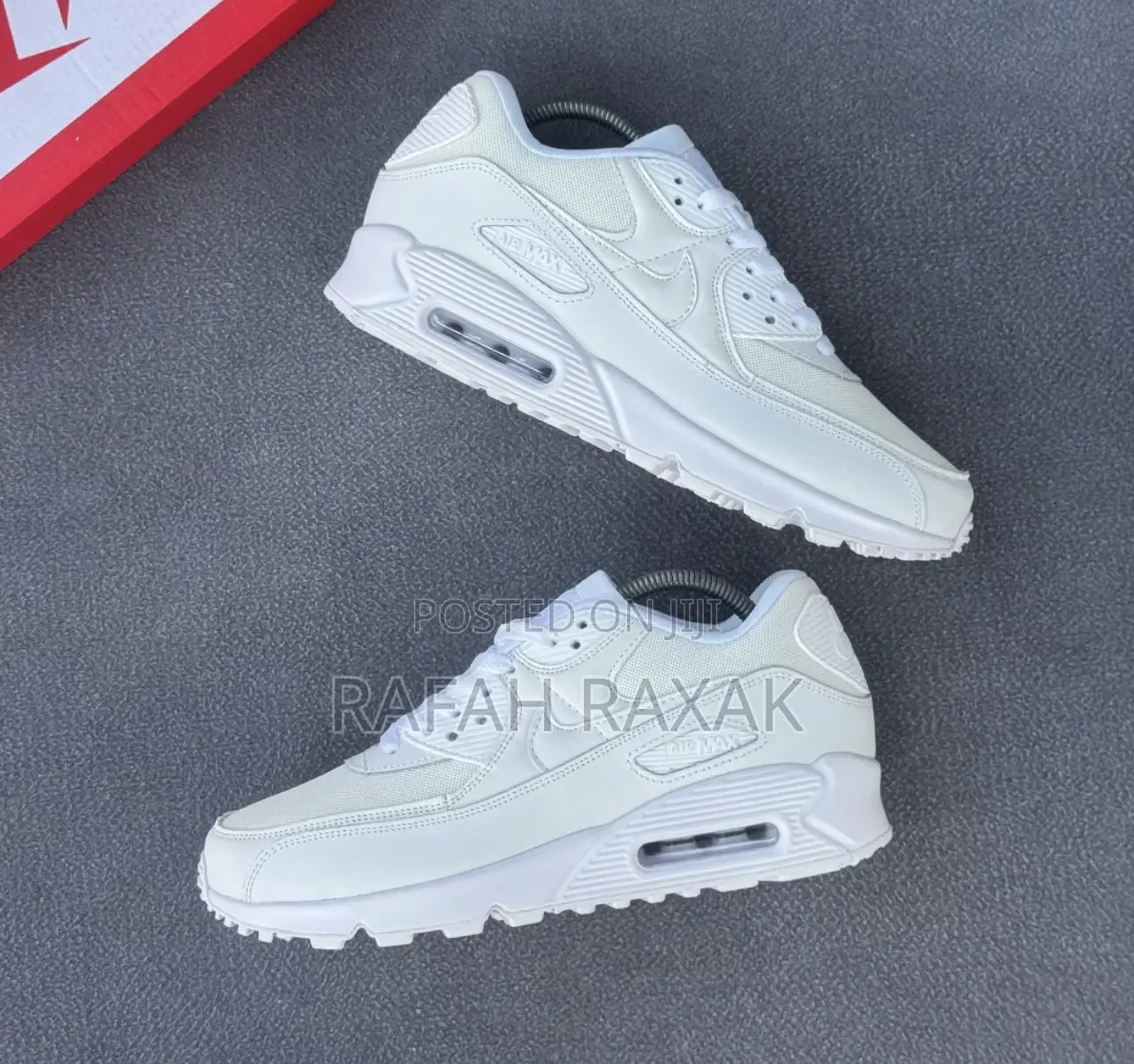 White Version of Nike Airmax 90 Paris Sneakers