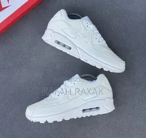 White Version of Nike Airmax 90 Paris Sneakers