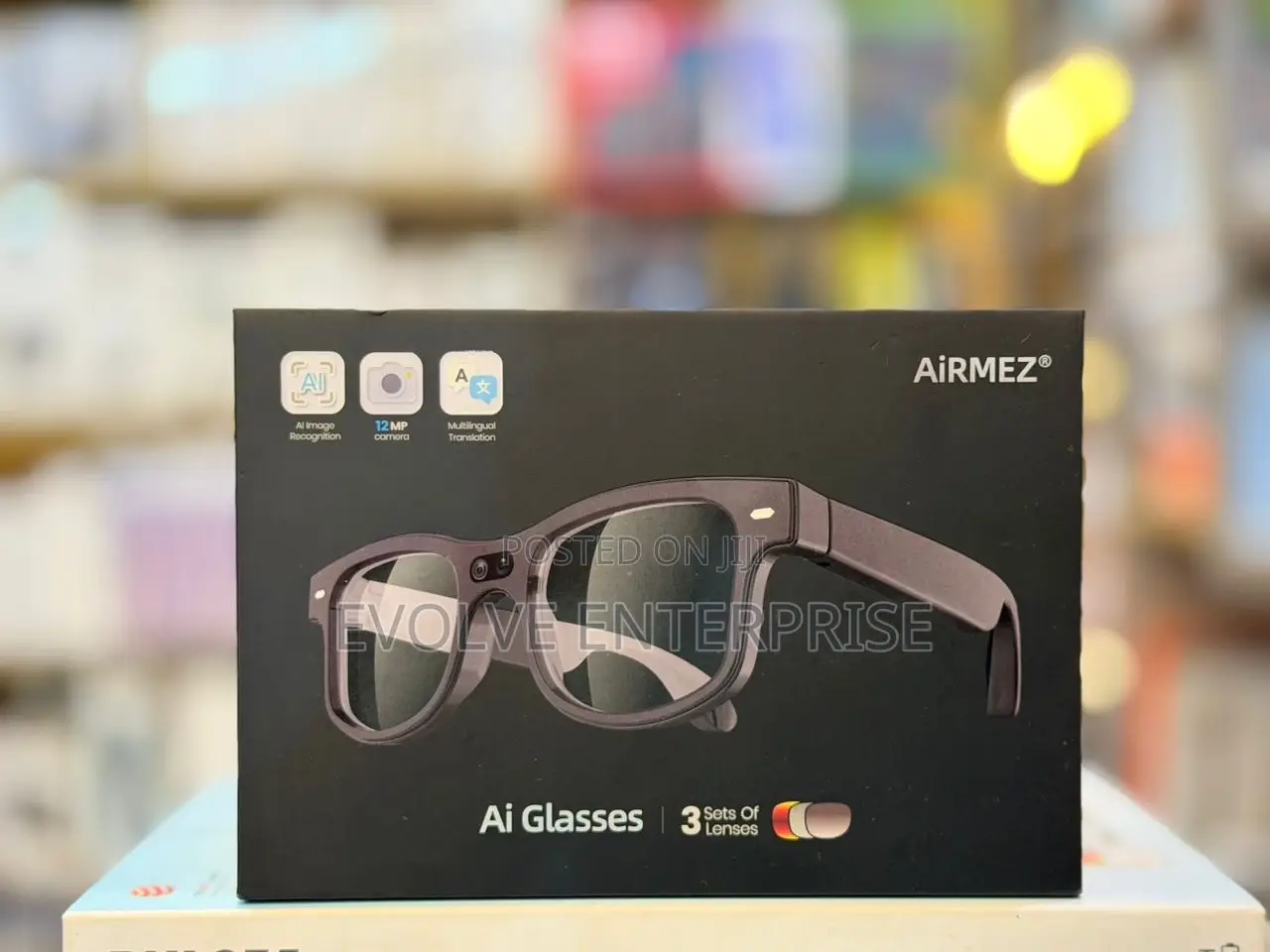 Airmez Ai Smart Glasses With 3 Sets of Lenses