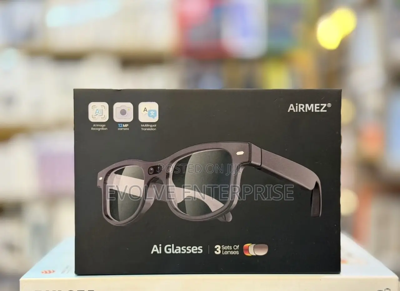 Airmez Ai Smart Glasses With 3 Sets of Lenses