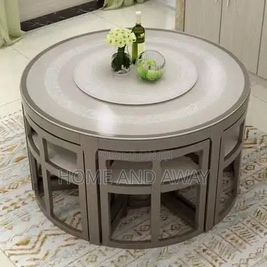 Dining Sets/Italian Round Wooden Dining Table Sets in Any Colour