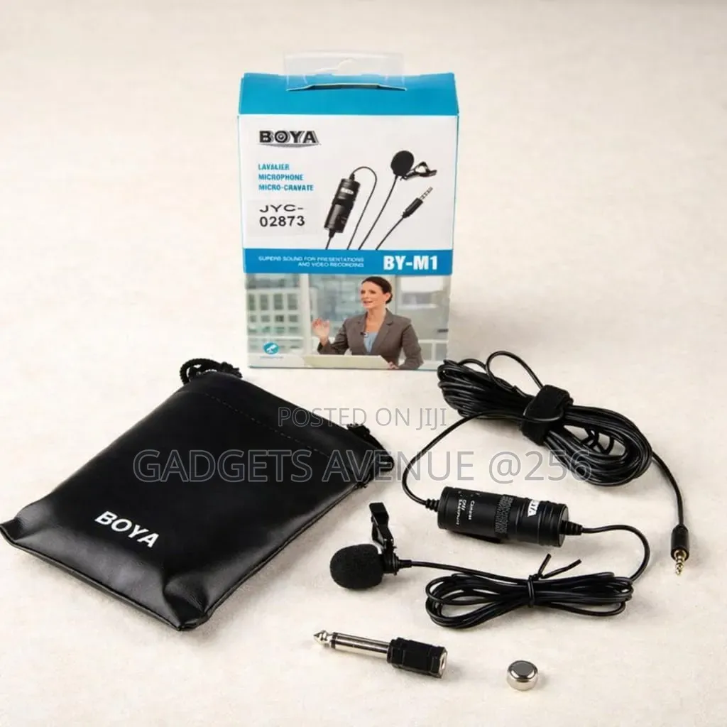 Boya by-M1 Lavalier Microphone, a Versatile Clip-on Microphone .