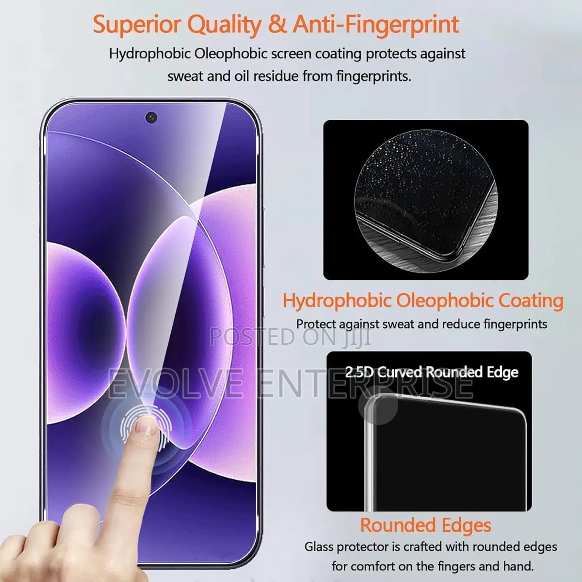 Xiaomi 17 Pro Max Glass Screen Protector With Camera Lens Guard