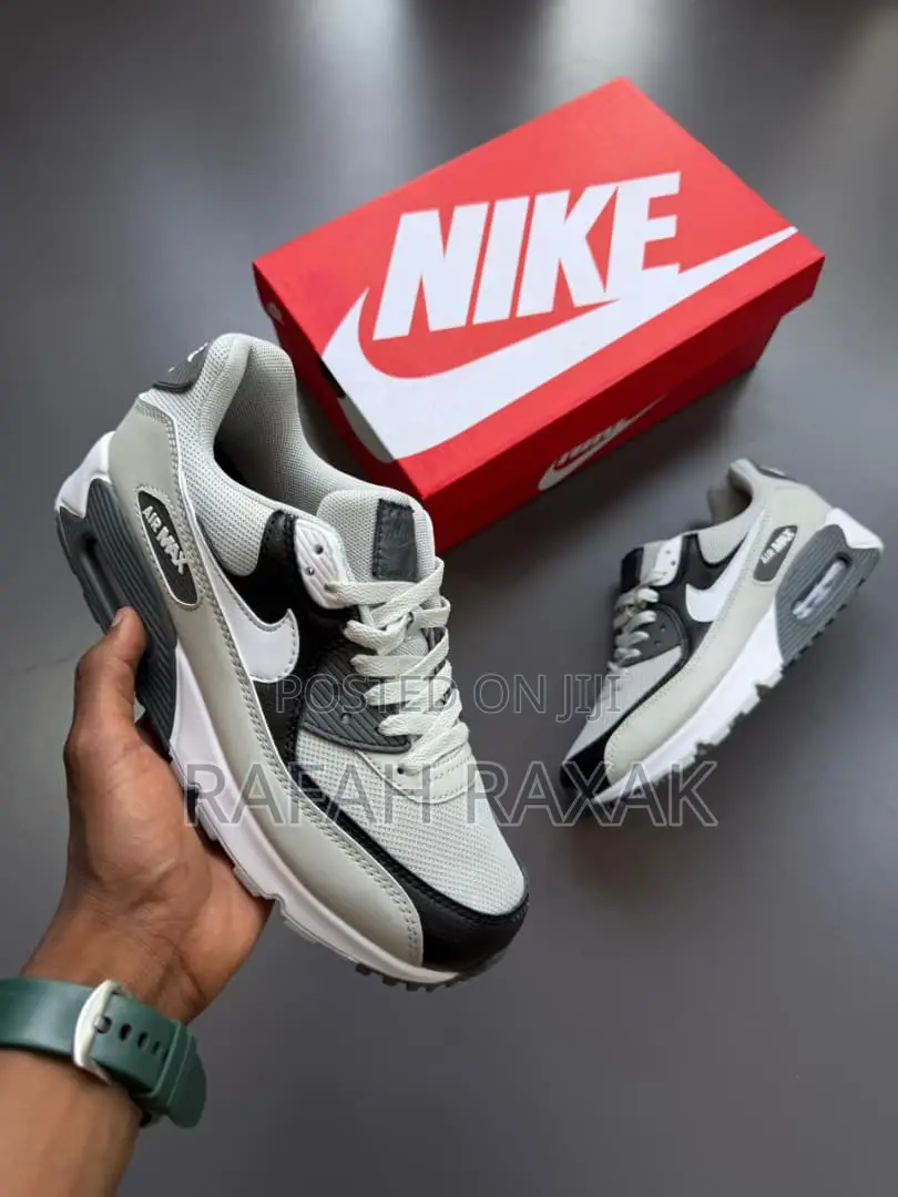 Gray Version of Nike Airmax 90 Paris Sneakers