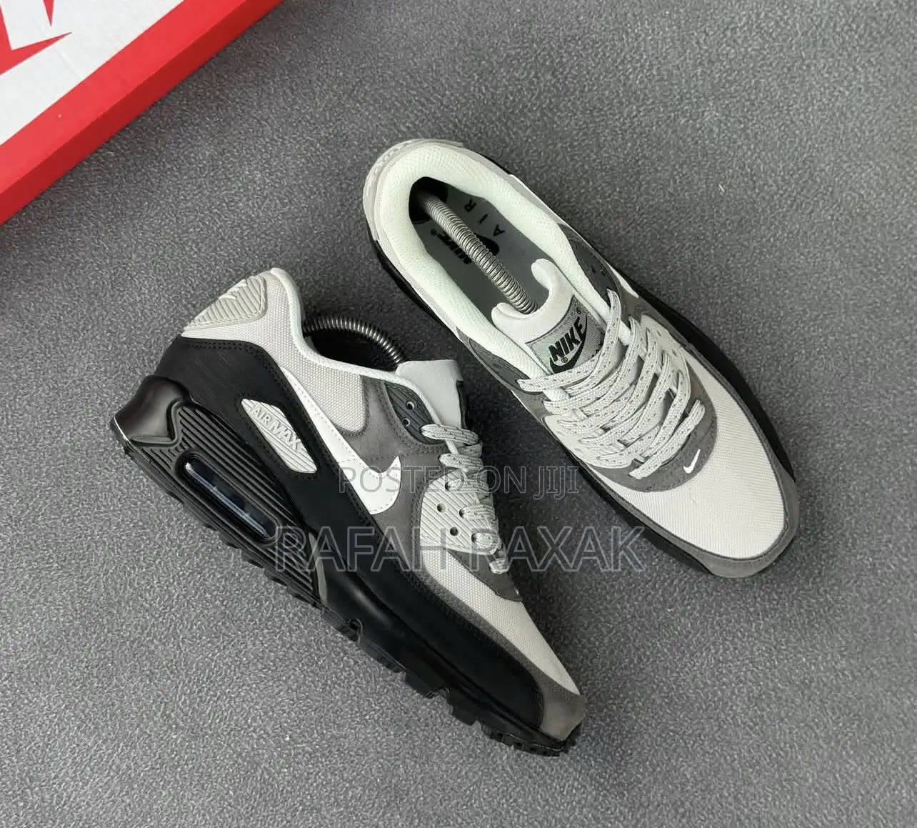 Gray Version of Nike Airmax 90 Paris Sneakers