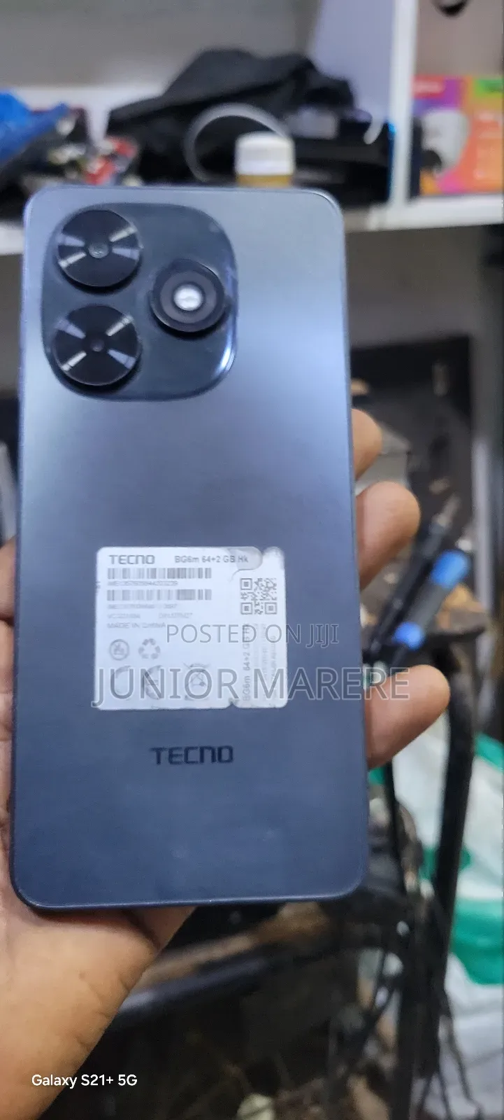 Tecno Pop 8 128 GB Black