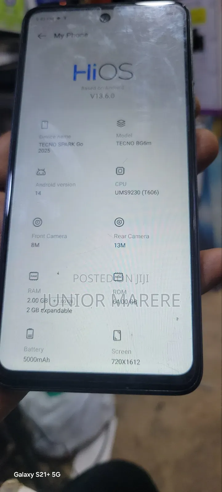 Tecno Pop 8 128 GB Black